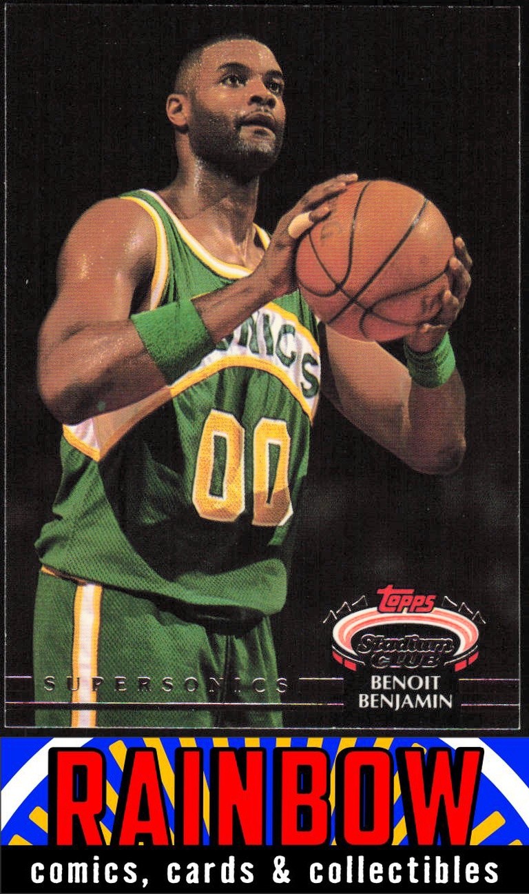 1992-93 Stadium Club #115 Benoit Benjamin Seattle SuperSonics