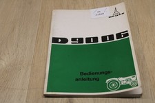 Deutz D9006 Bedienungsanleitung H1008-1  1968 xb11169