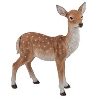 Reh Stehend 65 Cm Handbemalt Dekofigur Tier Wald formano 709400 Weihnachtsdeko
