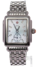 DISPLAY MODEL MICHELE DECO MID DIAMOND DIAL LADIES 29MM WATCH MW06V00A0046
