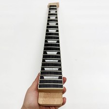 DIY Mahogany Electric Guitar Neck, Jujube Wood Fretboard, 22 Frets, 24.75 Inches
