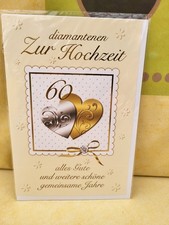Grußkarte Glückwunschkarte Karte zur Diaman...