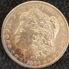 1904 Philadelphia US Morgan Silver Dollar ~ Circulated ~ Uncertified ~