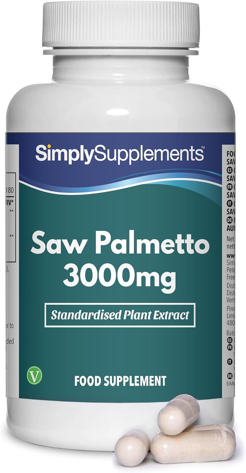 Gélules de Saw Palmetto extrait standardisé haute puissance complément alimentaire homme