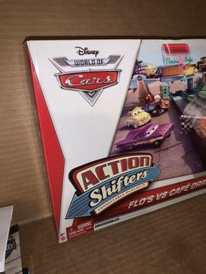 2013 Disney World Of Cars Action Shifters Flo's V8 Cafe Drag Strip