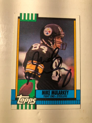 Pittsburgh Steelers MIKE MULARKEY Signed Card