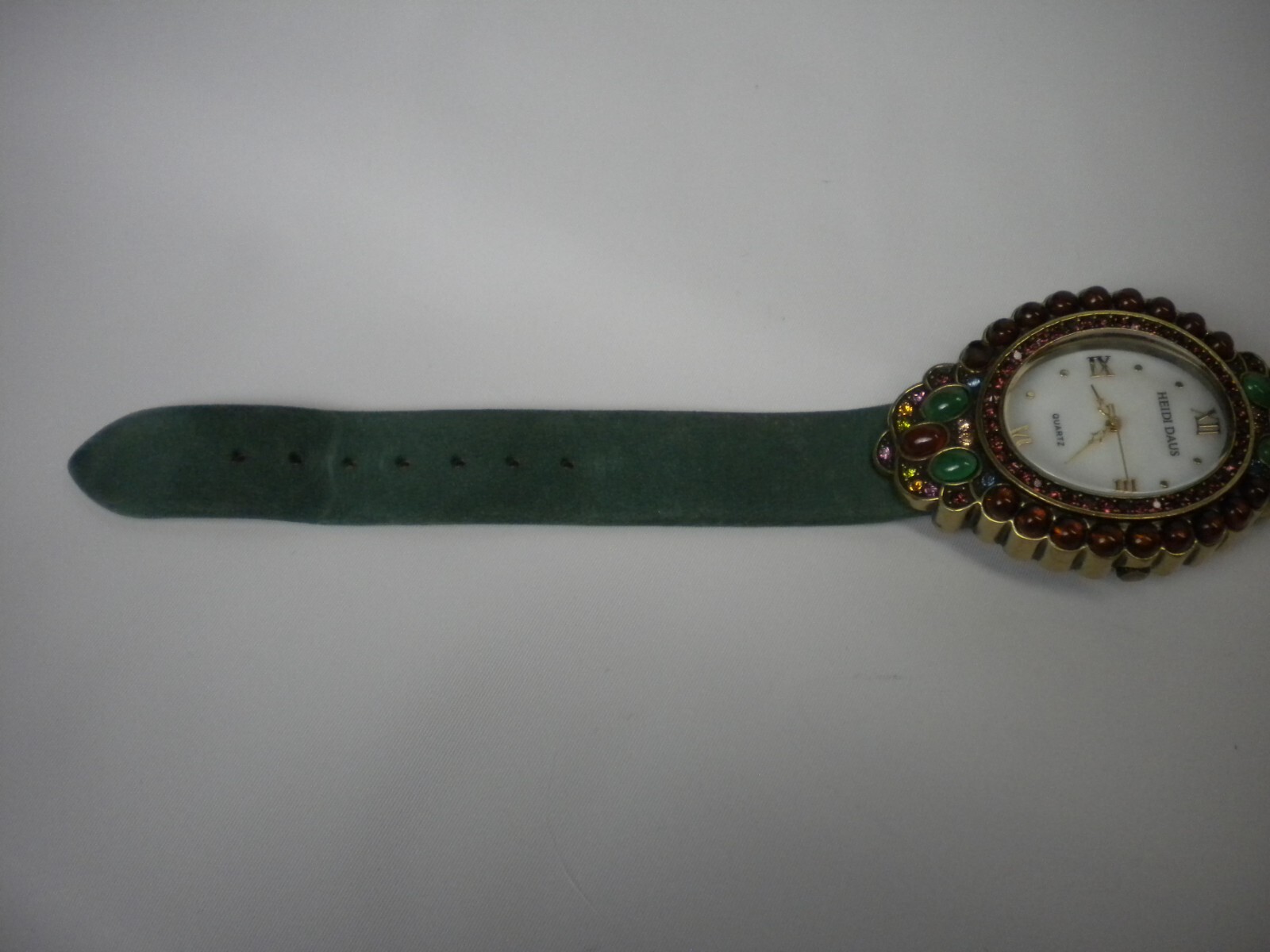 Signed Heidi Daus Multicolor Rhinestone Roman Wat… - image 7