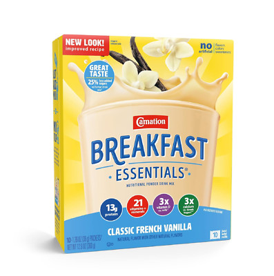 Carnation Breakfast Essentials Complete Nutritional Drink Vanilla 1.26 Oz