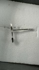 EF Collection Diamond Mini Arrow Stud Earring - White Gold — photo 10