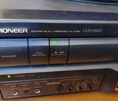 US NTSC version Pioneer LaserActive CLD-A100 Laserdisc Player Powers On READ - Picture 16 of 21