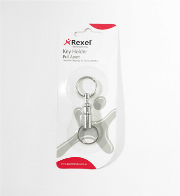Rexel Key Holder for Women Men Keyrings Car Office Home Key Ring GIFT10 TO CAL01