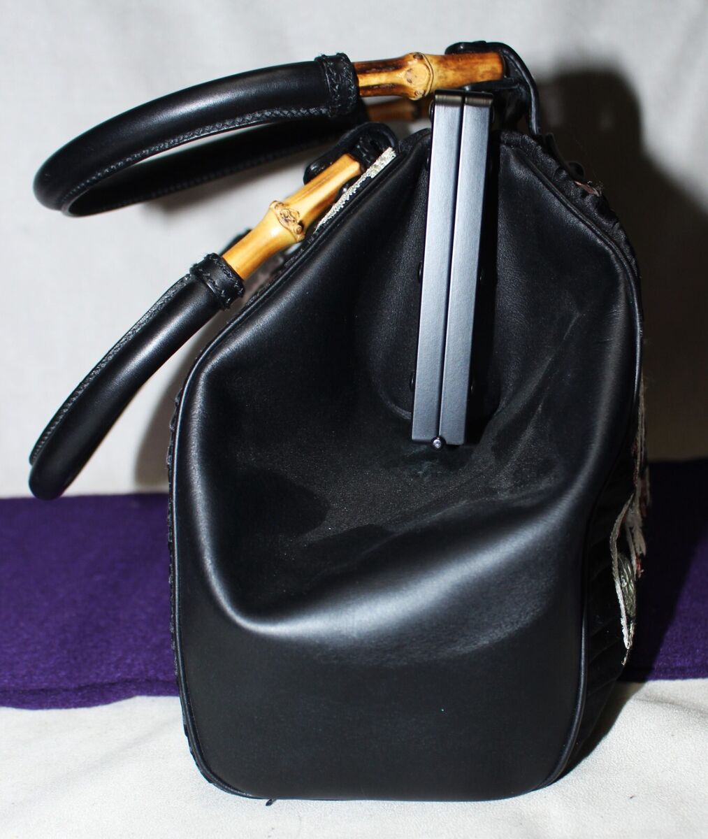 Gucci by Tom Ford S/S 2003 Collection Black Silk Japanese Gucci by Tom Ford S/S 2003 Collection Black Silk Japanese