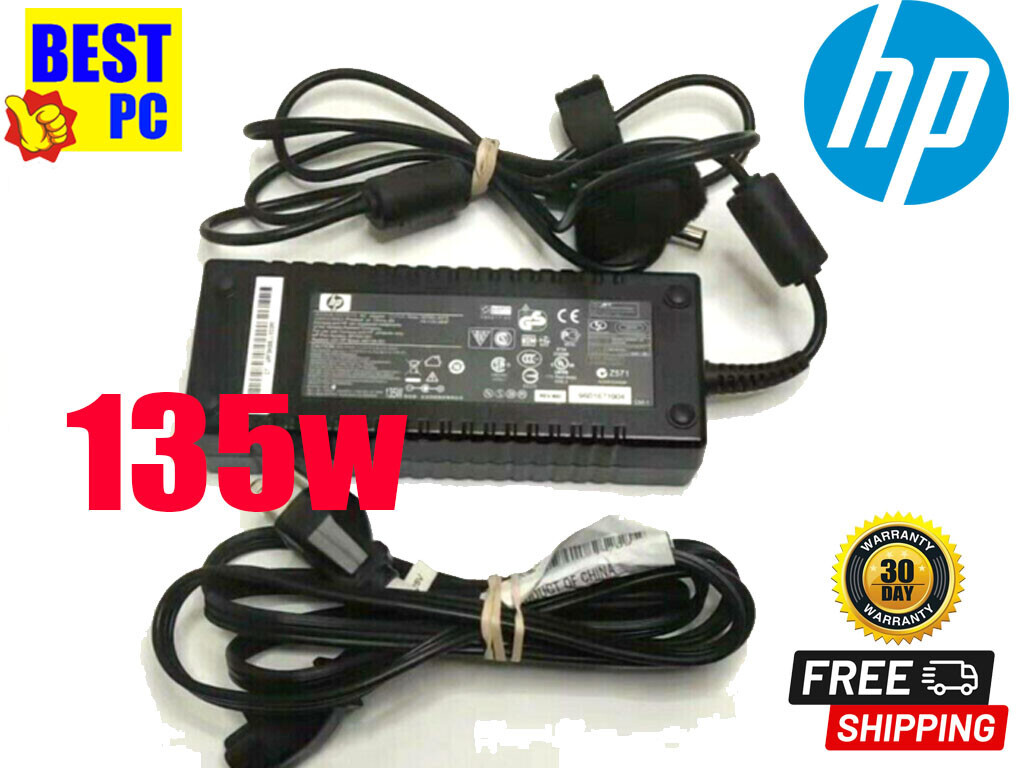 Genuine OEM HP 135W 19.5V AC Adapter For Elite 8300 8200 8000 7900 7800 USDT  | eBay