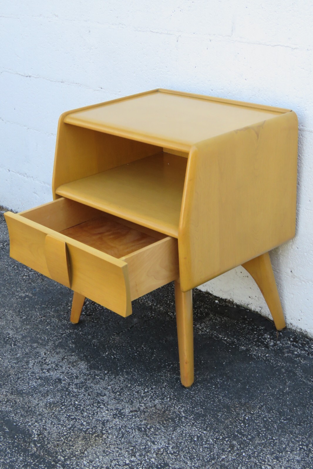 Heywood Wakefield Mid Century Modern Nightstand Side End Bedside Table