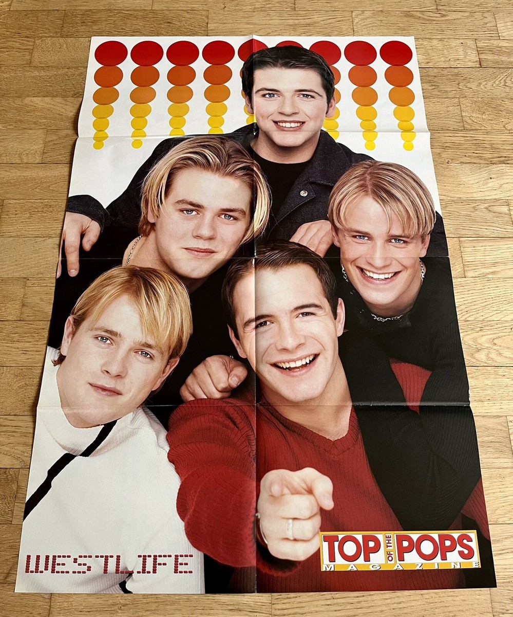 Westlife Boyband Giant Poster 1990s UK Music Magazine Top | eBay