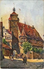 CPA AK Rothenburg- Weisserturm GERMANY (1074418)