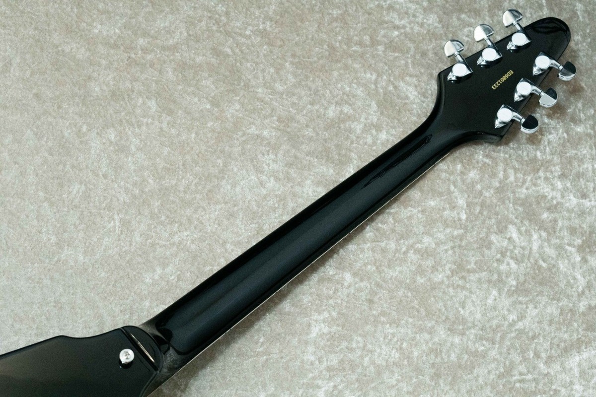 EDWARDS E-FV-LTD Flying V type Black Electric Guitar From EDWARDS E-FV-LTD Flying V type Black Electric Guitar From