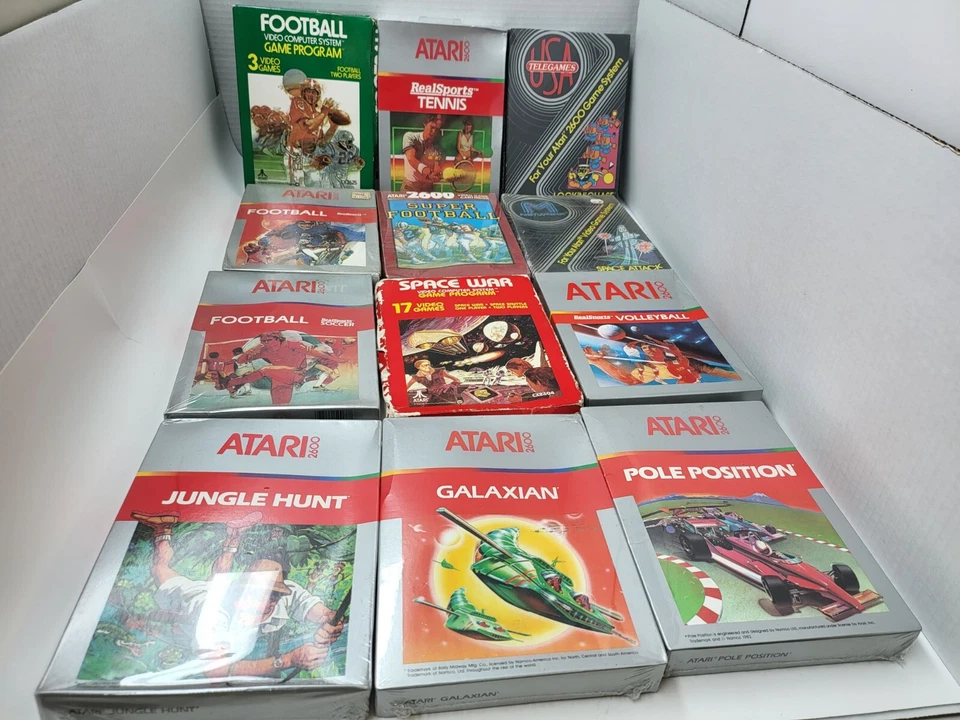 12 LOT NEW NTSC GAMES FOR ATARI 2600 2600+ & Retron 77 Jungle Hunt/Galaxian #6A - Image 4 of 4