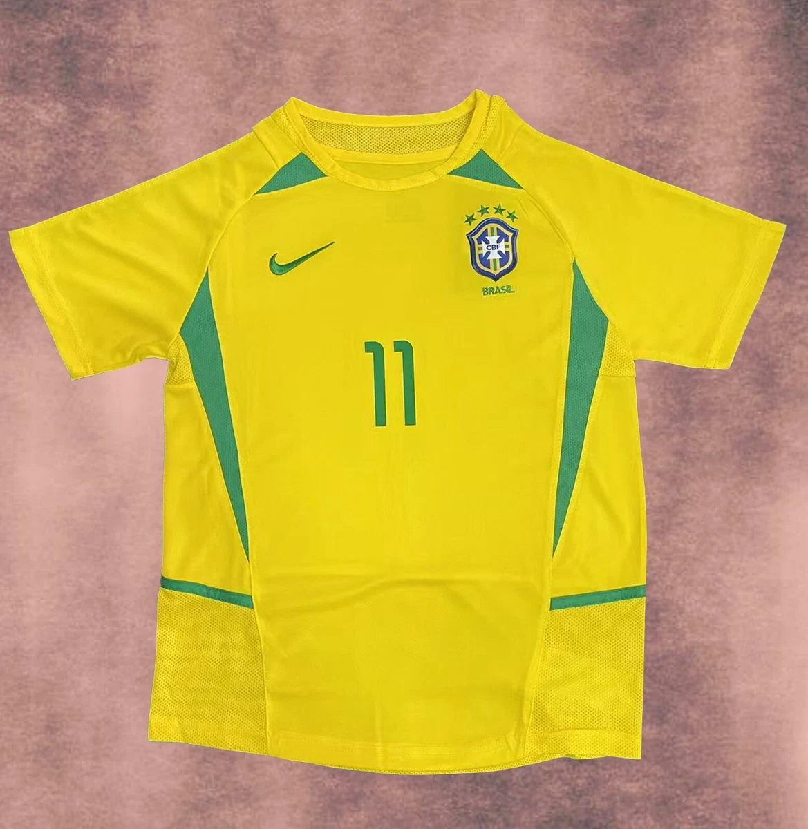 Maillot Beach Soccer Brésil Vintage - Umbro - Taille M - Jaune