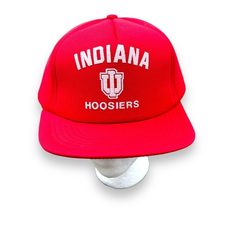 Cappello Vintage Indiana Hoosiers Snapback College Basket IU University Truckers - Foto 5 di 6