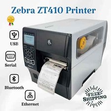 High-Quality Zebra ZT410 Thermal Barcode Label Printer 203 DPI, USB  Bluetooth
