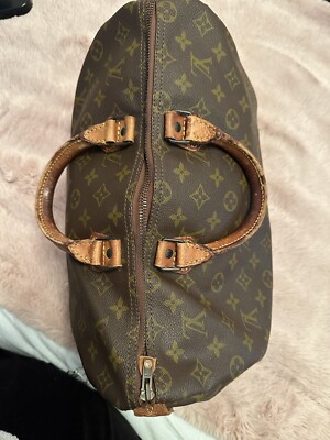 Louis Vuitton Speedy Duffle 35 Brown Canvas Monogram for sale