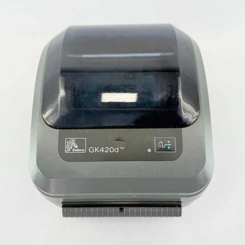 Zebra GK420d Thermal Label Printer & Power Cable Up to 6"x4" Tested & VGC - Picture 3 of 9