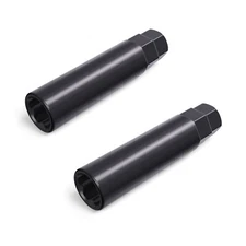 (2) Black Socket Key Tool for 6 spline Lug Nuts | 19mm, 3/4", 21mm, 13/16" Hex