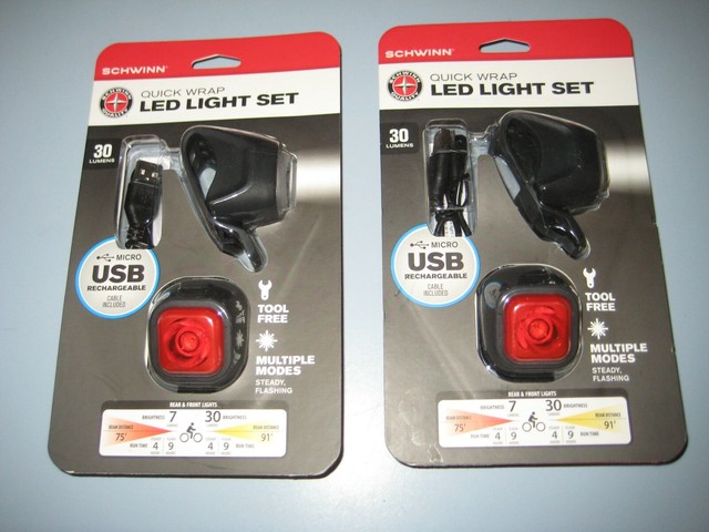 schwinn rechargeable bike light