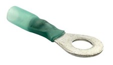 25pcs, US-made, Solder-Loaded Heat-Shrink Ring Terminals, for 16-14 AWG and 1/4"