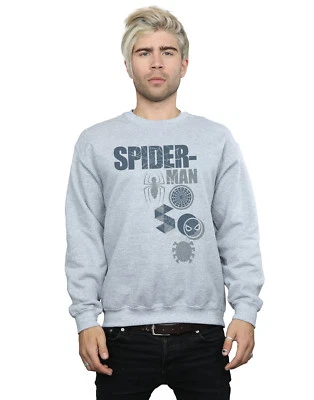 Marvel Hombre Spider-Man Badges Camisa De Entrenamiento - Imagen 1 de 3