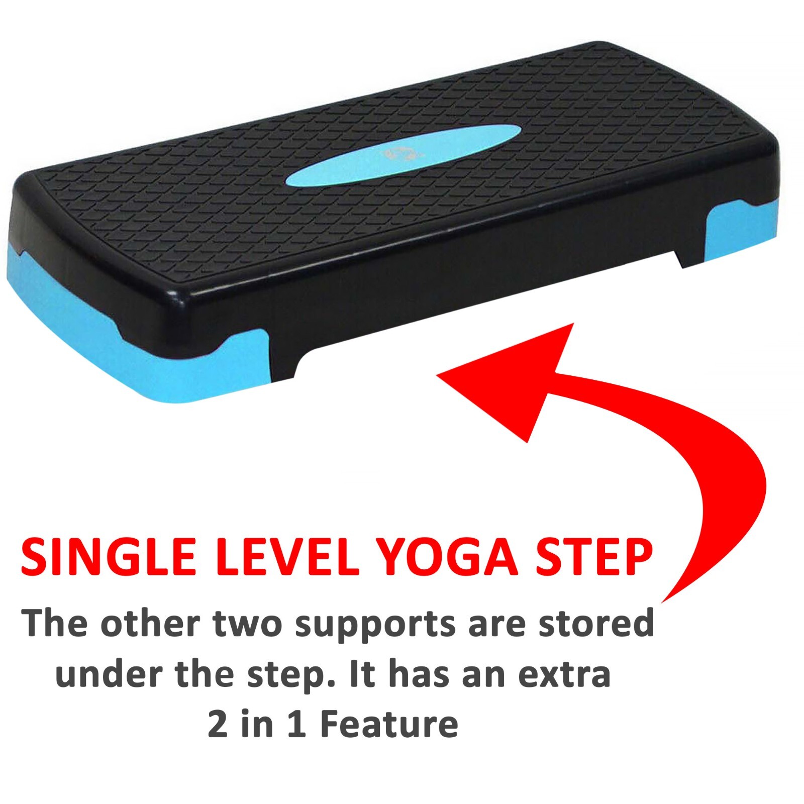 Stepper Aérobie Antidérapant - Plateforme De Fitness Pour Cardio, Musculation Et Yoga à La Maison