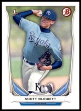 2014 Bowman Draft #DP54 Scott Blewett ROYALS