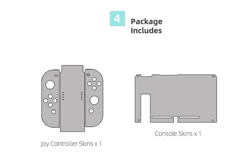Nintendo Switch Konsole Edition Aufkleber Skin-Set Super Mario Thema Sticker-Rot - Bild 3 von 5