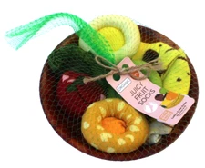 New Women's Organic 5pk Juicy Fruit Socks Fruit Bowl Funny Gag Gift Size 4-10