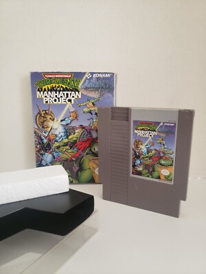 TMNT 3 Manhattan Project Teenage Mutant Ninja Turtles NES in Box