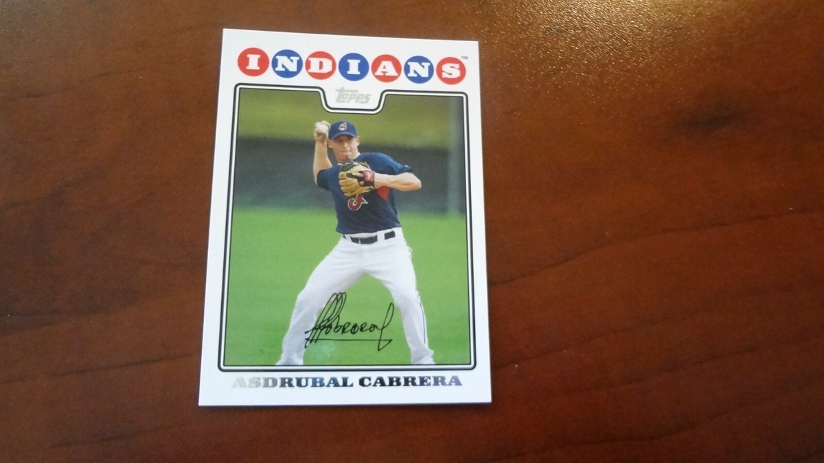 2008 TOPPS # 617 ASDRUBAL CABRERA BASEBALL CARD | eBay