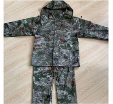 Original Chinese Army 21Type Starry Camouflage Split Raincoat