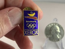 Olympic Memorabilia Barcelona 1992 XEROX Vintage Tack Pin T-3096