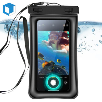 Swimming Waterproof Floating Phone Pouch Dry Bag For iPhone Samsung Touchscreen