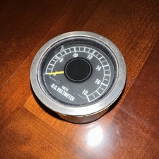 Telcor Instruments D.C. Voltmeter made in USA. 6-18 volts. 12volt lamp.