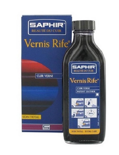 Smalto Rife Nero Liquido Pulisce Protegge Occhiali Cuoio Avel Evitare Crepe