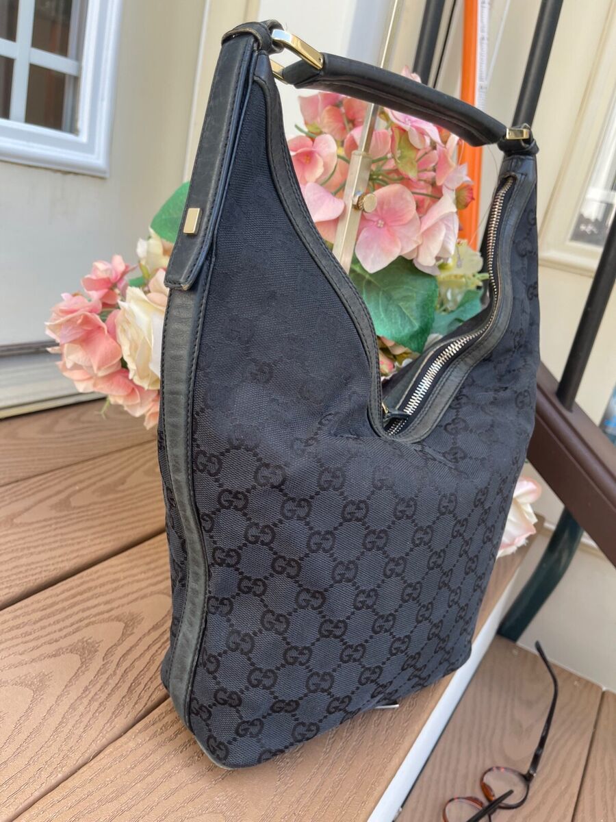 Gucci Handbag Shoulder Bags Gg Canvas Black 4288 hobo bag Gucci Handbag Shoulder Bags Gg Canvas Black 4288 hobo bag