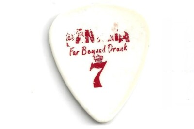 Pantera Dimebag Darrell Abbott Signature Guitar Pick Stage Used
