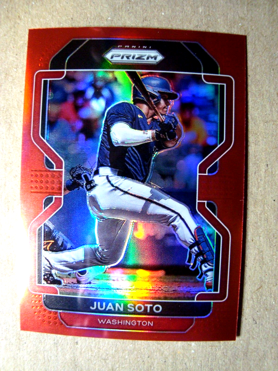 2022 Panini Prizm #117 Juan Soto Red Border Parallel | eBay