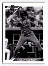 2020 Bowman Heritage Kristian Robinson Prospects Black & White BHP-27 Dbacks