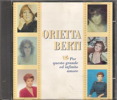 ORIETTA BERTI - SELTENE CD AUS DEM KATALOG '' FÜR DIESE GROSSE UND UNENDLICHE LIEBE ''