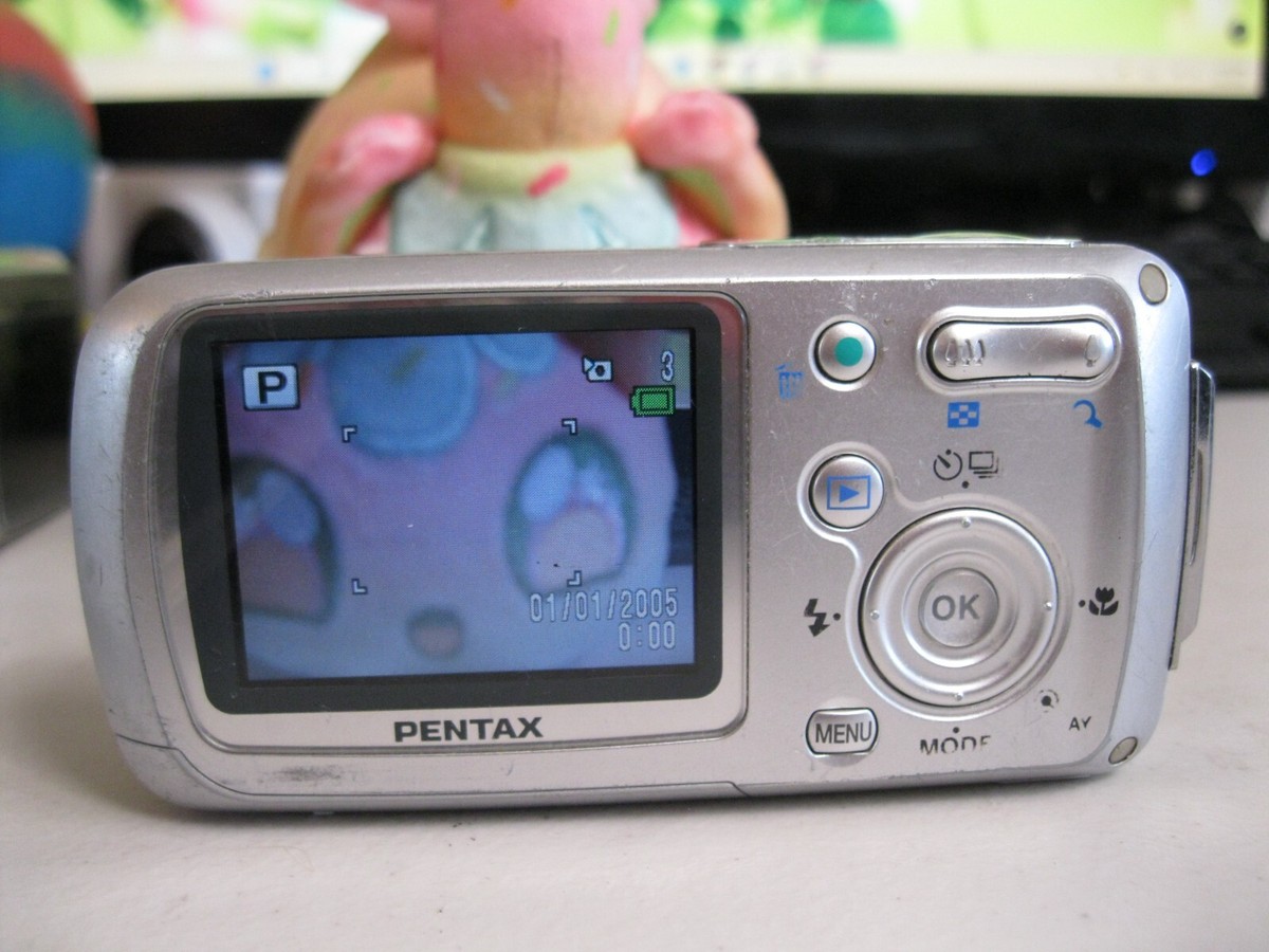 Pentax Optio WP I 6.0MP Digital Camera 3x Optical Zoom-Silver