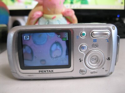 【動作確認済み】PENTAX Optio WP Pentax Optio WP Digital Camera 5 MP 3X Optical Zoom No Charger.has