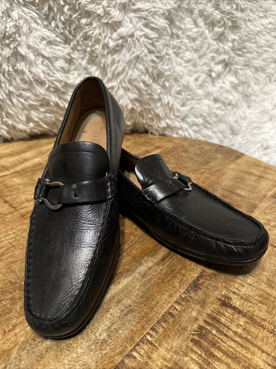 Bacco Bucci Studio 8627-14 Men\'s Black Leather Driving Loafers Size 10.5 Bacco Bucci Studio Mens Driving Loafers Shoes Size 10 Black  main image 2
